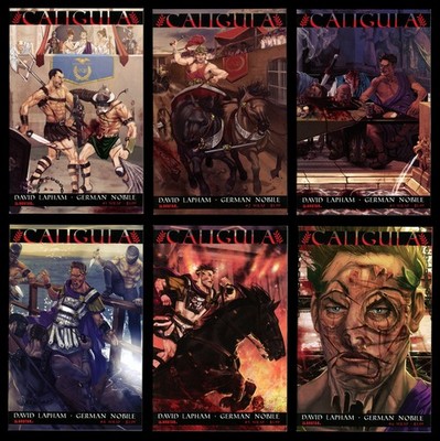 Caligula Variant Comic Set 1-2-3-4-5-6 Lot Avatar Wraparound Cover Collection