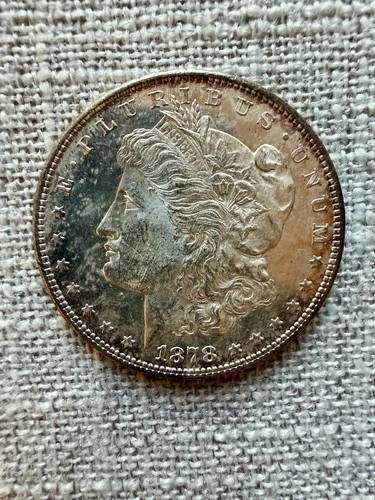 1878‑S Morgan Silver Dollar • XF/AU • First Year Issue • 90% Silver 🔥🪙