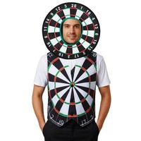 Dartboard Waistcoat & Dartboard Hat Novelty Darts Fancy Dress Adult