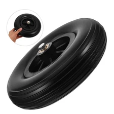 Replacement 8 Inch Wheelchair Front Wheels Solid Pu Anti Slip Tires For Seniors