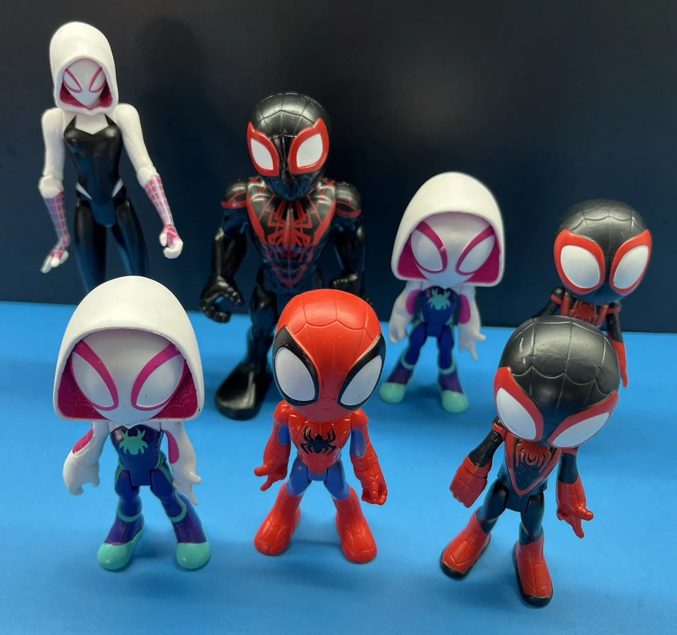 Marvel Spidey And His Amazing Friends Figure Collection Lot of 7 Hasbro 4" 💖✨💙 - Image 3 of 4