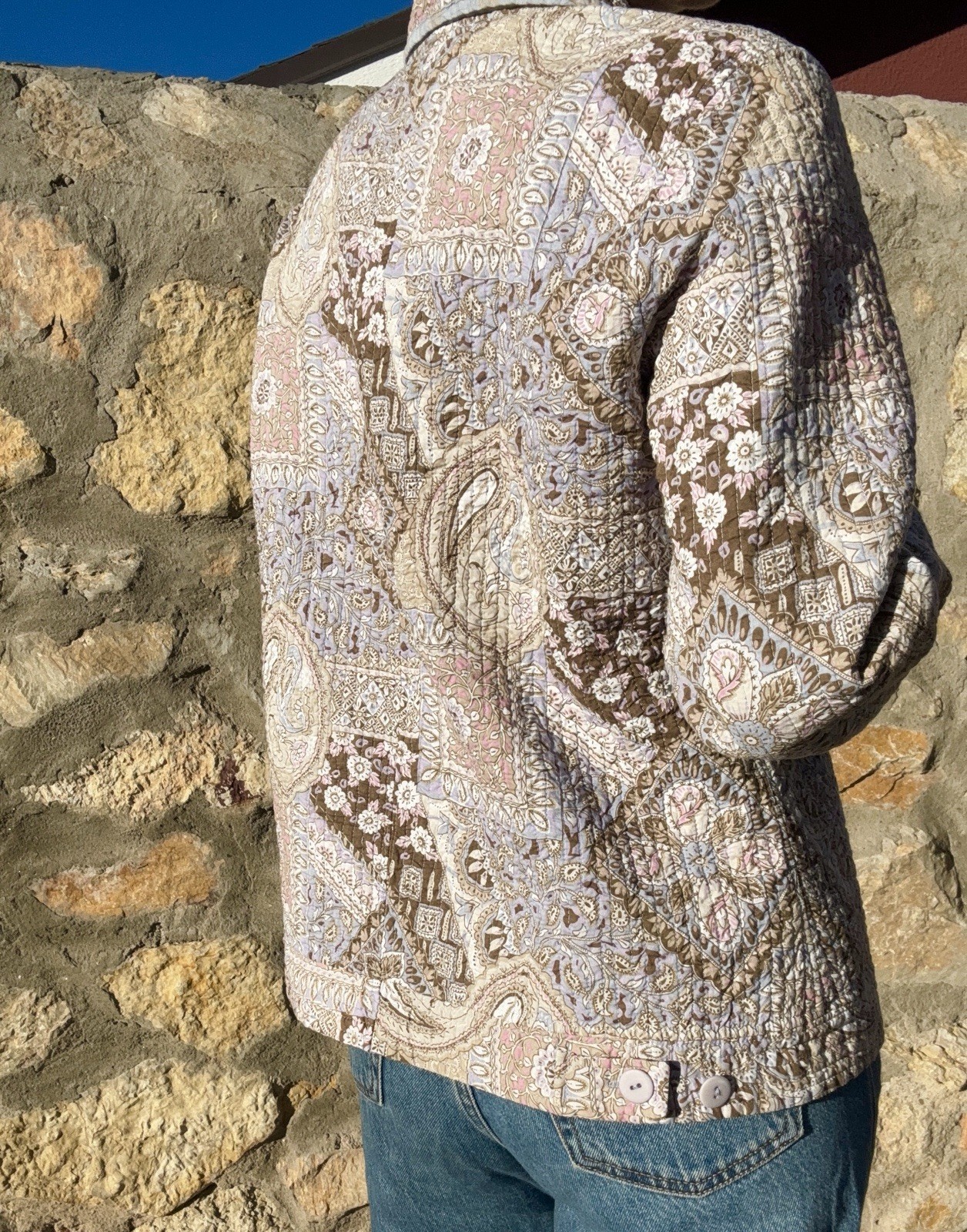 Quilted Reversible Jacket Cotton - image 4