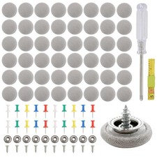 60pcs Car Roof Headliner Repair Kit Rivets Buckles For Interior Ceiling Fix