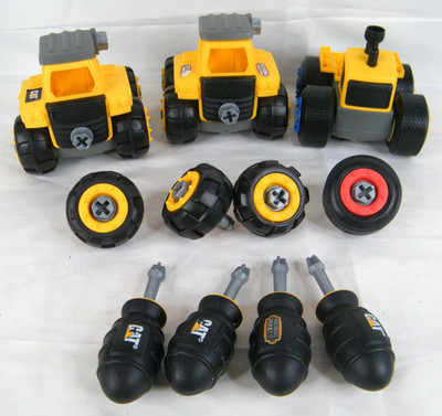 Lot of Nikko Toy Machine Maker Construction Trucks & Parts Build & Play Age 3+