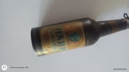 Vintage HARP Brass Bottle Opener - Picture 2 of 5