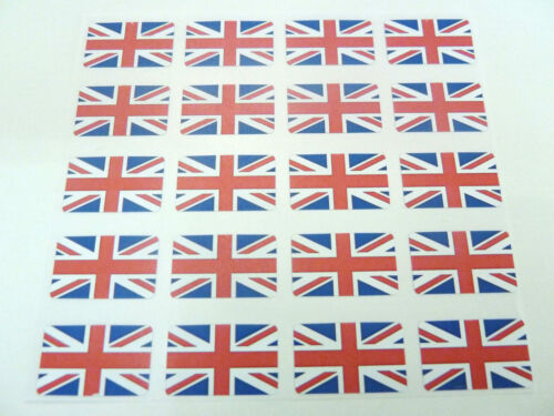 British Union Jack Flag Stickers Great Britain Labels - Various Shapes & Sizes - Picture 2 of 15