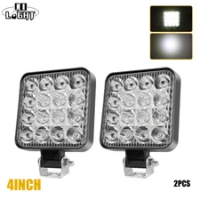 Pair 4" 20000LM LED Work Light Bar Spot Pods Fog Lamp Offroad Driving Truck ATV