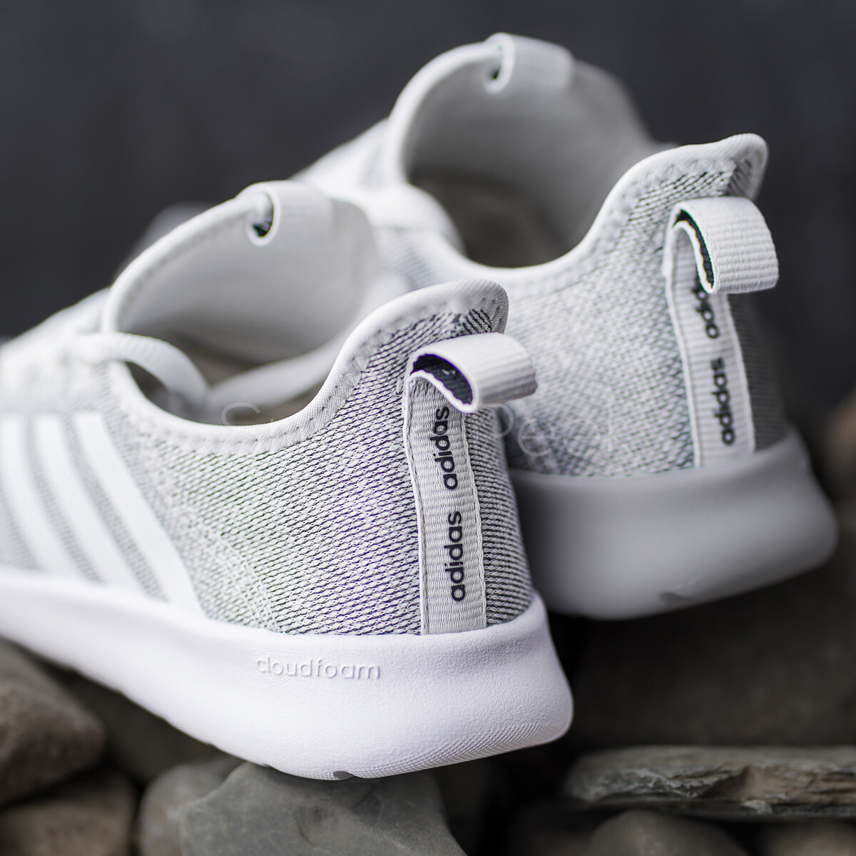 Adidas Cloudfoam Pure Women's Sneaker Running Shoe Gray Athletic Trainers #756