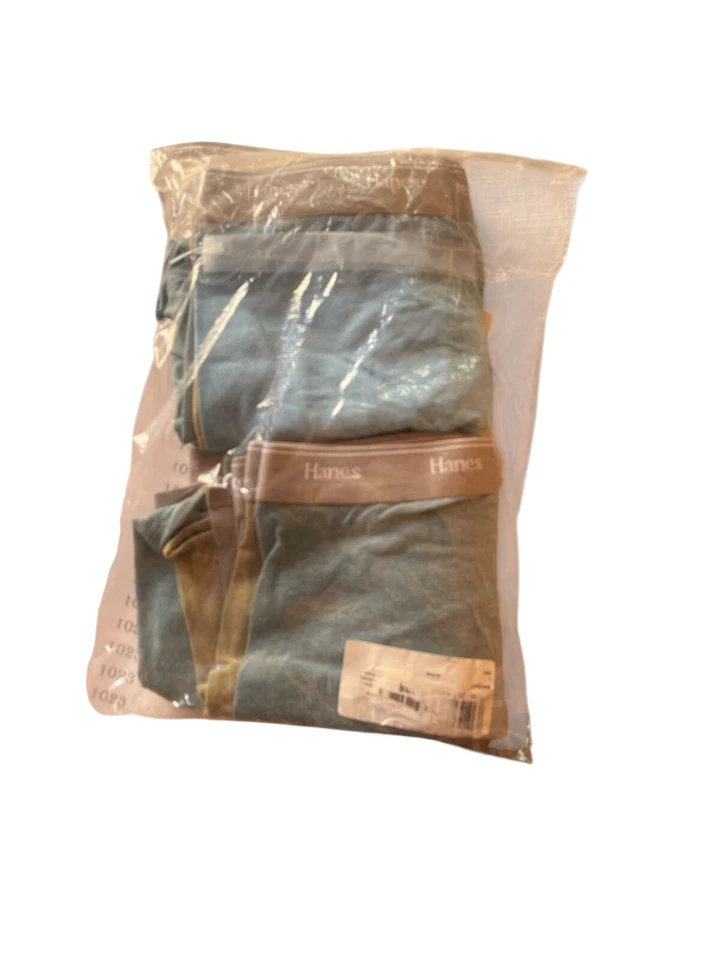 Hanes Underwear Boys Large Boxer Briefs 6 Pairs Cotton Blend. 063. - Image 2 of 3