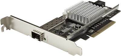 StarTech. com 2-Port 1G Fiber Network Adapter, Intel Chip, Black 1 Port