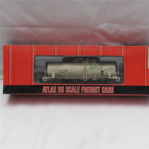 ATLAS HO SCALE FREIGHT CARS PUBLISHERS PAPER CO. TANK CAR NEW MUST