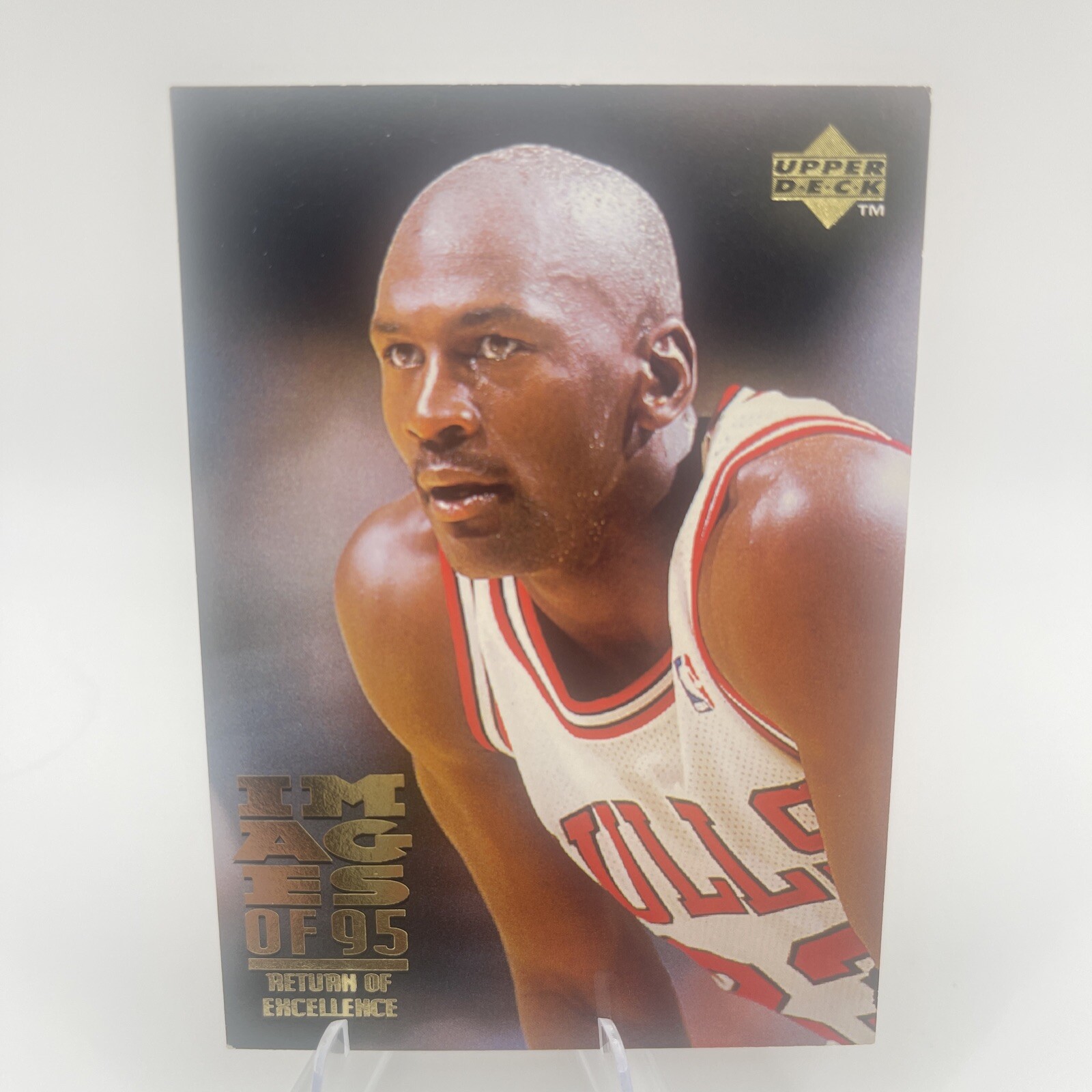 1995-96 Upper Deck Images of 95 #335 Michael Jordan Return of Excellence