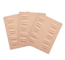 Silicone Fake Skins for 3 Sheets 3D Microblading Permanent Makeup Tattoo Lips