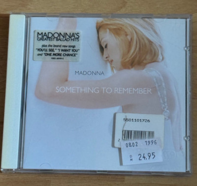 Ultra Rare CD: Madonna - Something To Remember (1995) Floral Design Edition