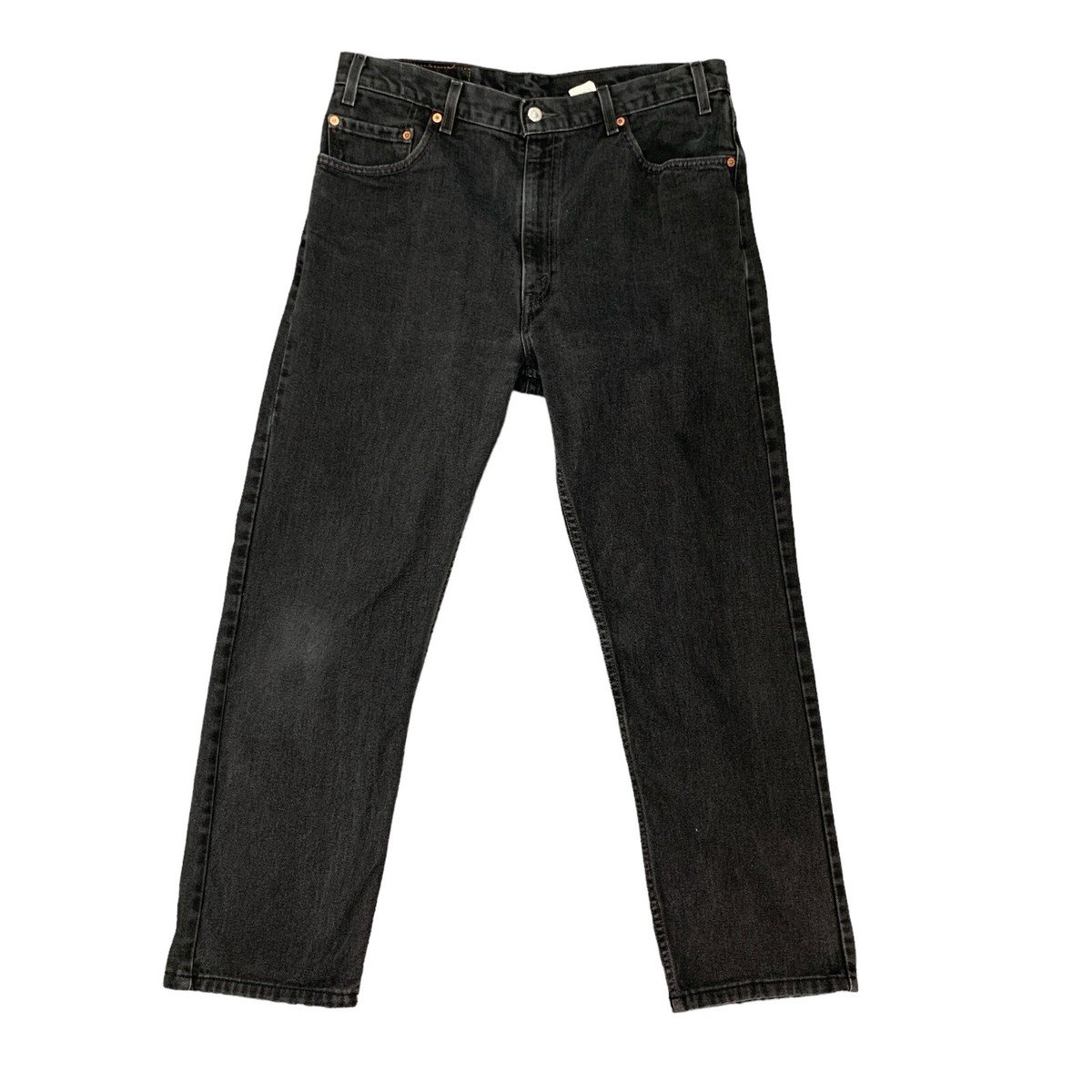 Levi's 505 black denim pants W36L29 古着 Vintage Levis 505 Jeans Mens 36 Black Denim Regular Straight