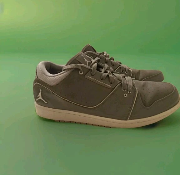 Jordan 1 Flight 2 Bajo Cuero y Gamuza Gris Fresco Foto 3 de 4