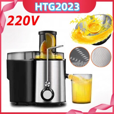 220V 400W Gemüse Entsafter Saftpresse Edelstahl Presse Obstpresse Saft Juicer