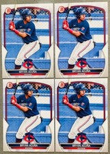 4 Lot 2023 Bowman Paper Prospects Baseball MLB BP-37 Bryan Acuna Base Twins