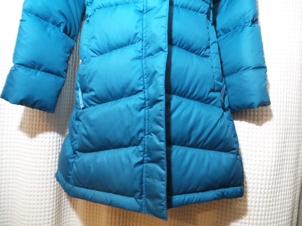 L.L. Bean Warm Core Green Down Long Jacket Coat XXS Petite NEW image 3
