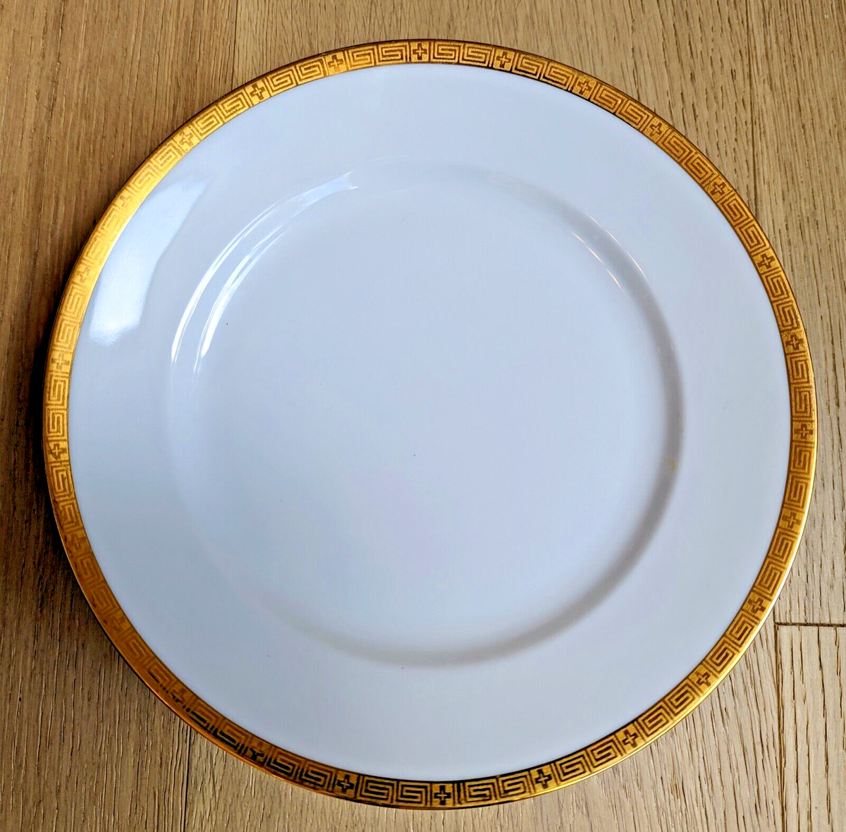 Epiag Royal Czechoslovakia Gold Greek Key China Porcelain 4 Dinner