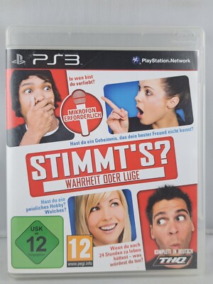 PS3 Stimmts Wahrheit oder Lüge Sony Playstation PS 3 Spielmit Anleitung Getestet