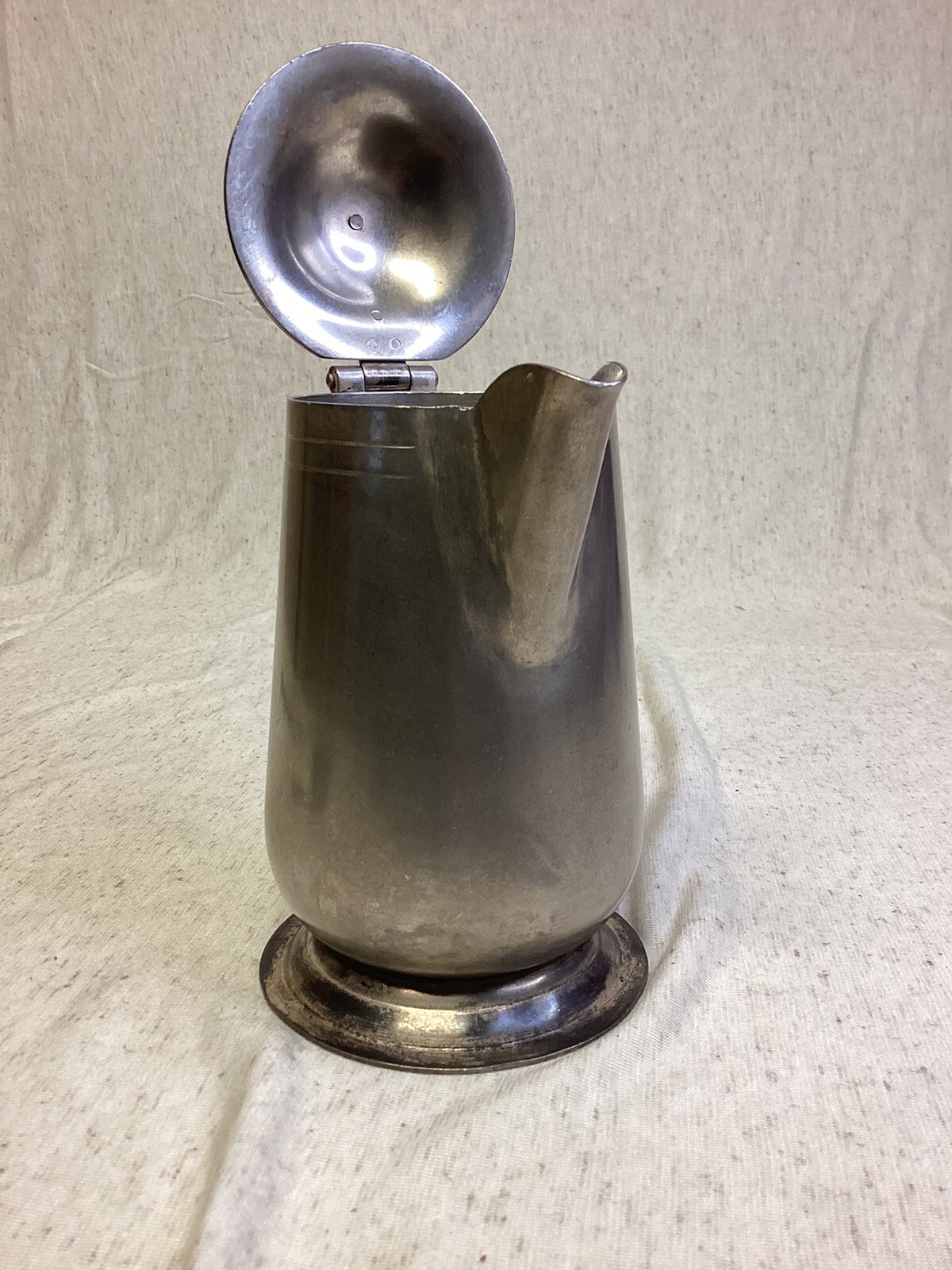 Small Vintage Metal Teapot / Pitcher 6" Trenton 8162 Japan EPSS M22364