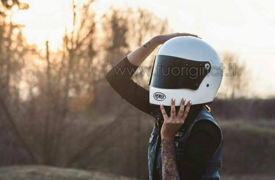 VISIERA SPECIFICA CASCO PREMIER TROPHY COLORE DARK RETRO' CAFE RACER SCRAMBLER