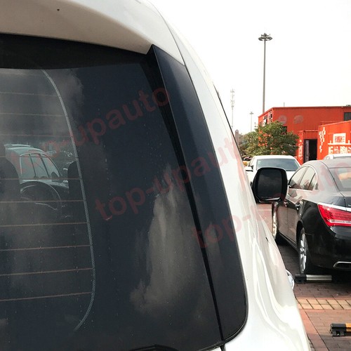 Side Window Deflectors For Nissan Armada 2017-2025 - Smoky Black Rain Guards, No-Drill Install