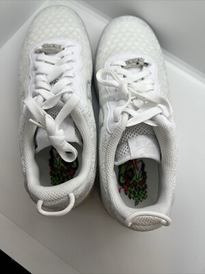 nike air force 1 low crater flyknit white