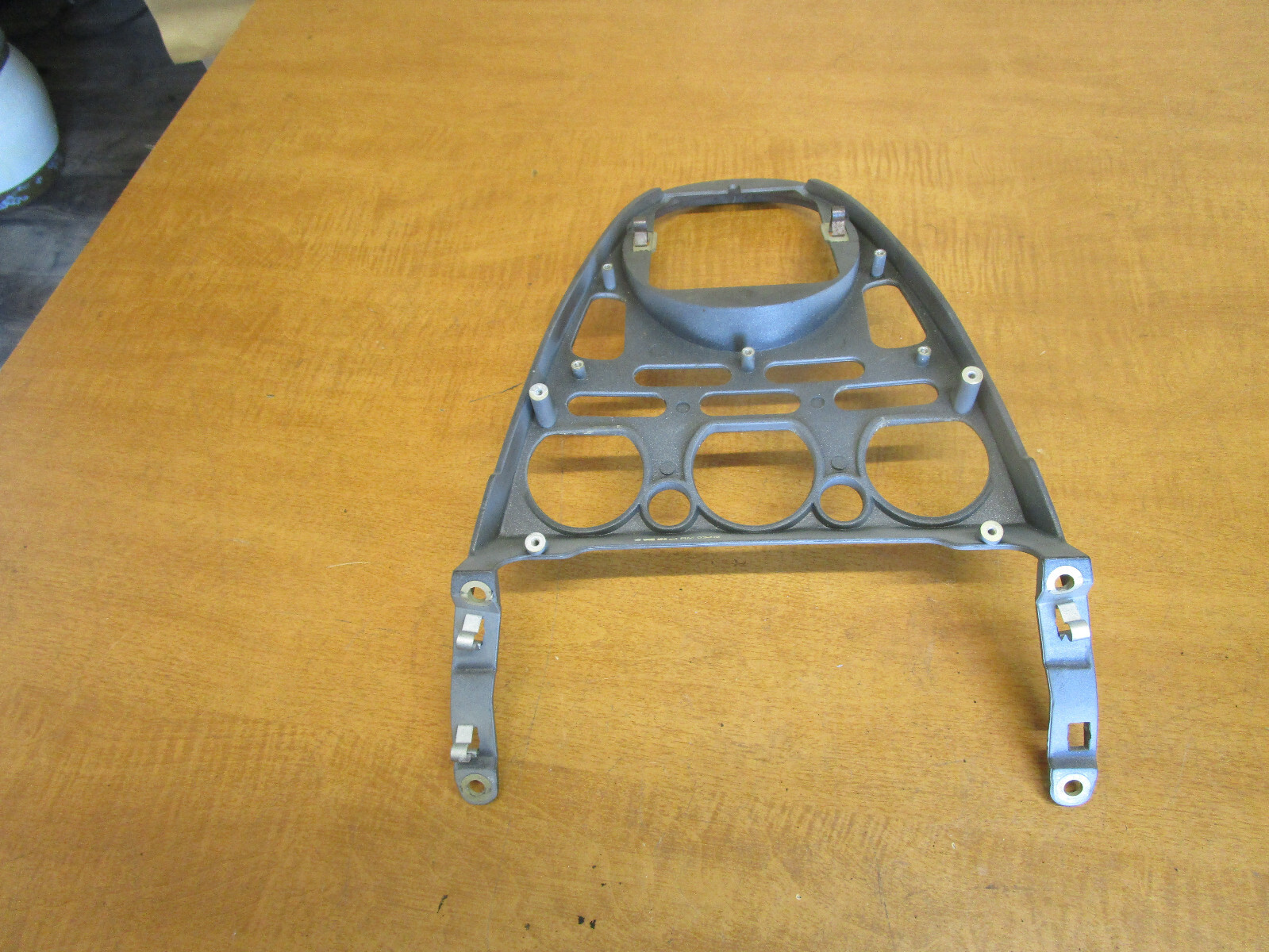 Maserati 4200 - Center Console Aluminum Switch Plate Gray - P/N 980138118