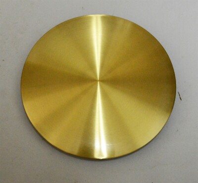 5-1/2'' Diameter Brass Faced Pendulum Bob For Wall Clocks