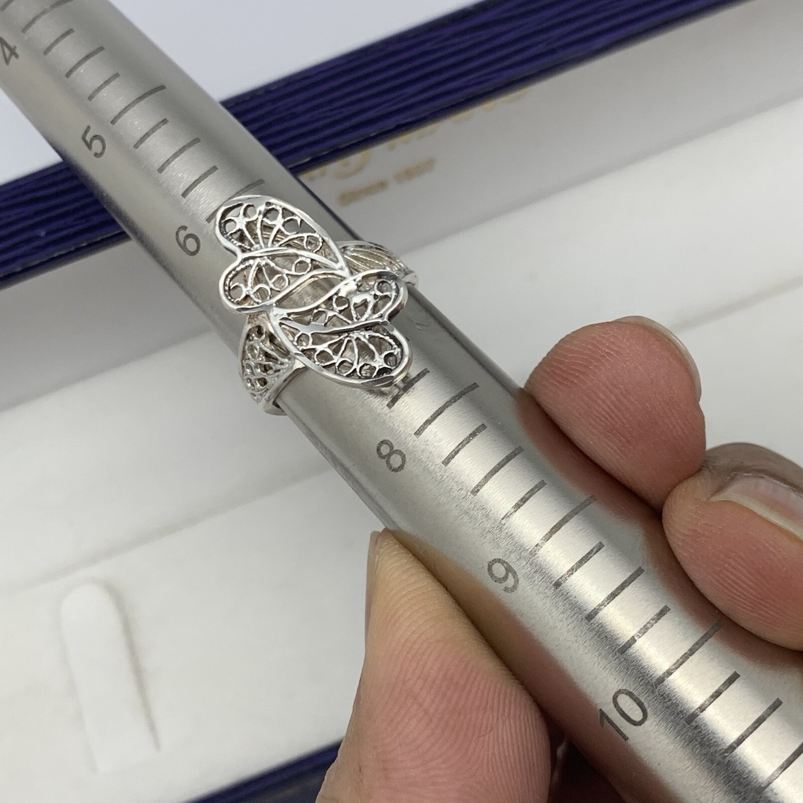 UNIQUE Solid 925 Sterling Silver Handmade Filigre… - image 11