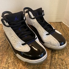 Nike Air Jordan Dub Zero 311047-106 White/Black basketball Youth Shoes Size 6Y