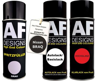 Für Nissan BRAQ Dark Blue Metallic Spraydose Autolack Klarlack Spritzfüller Grun