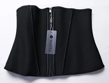 YIANNA Women's Hourglass Tummy Control Waist Trainer ZG3 Black Medium NWT