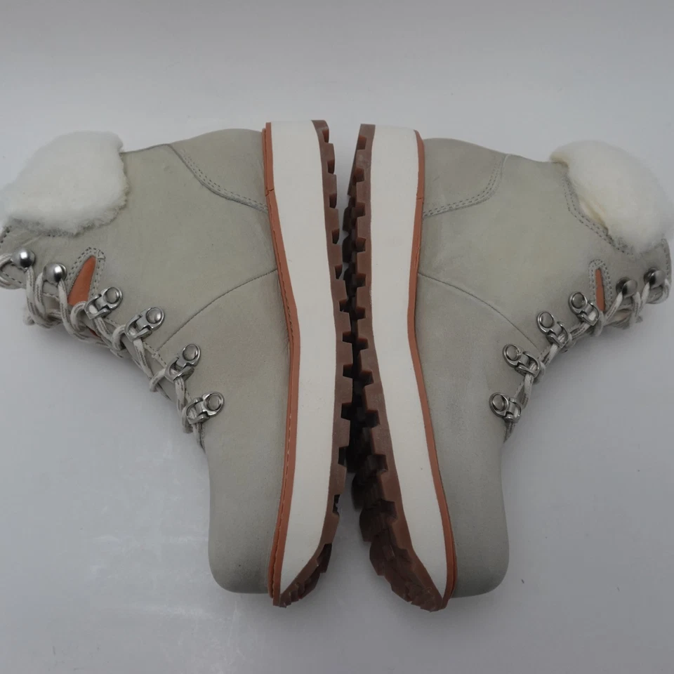 Samuel Hubbard Botas Mujer 6 M 'Shear Alpine' Piel de Oveja Forradas Cuero Blanco Foto 4 de 4