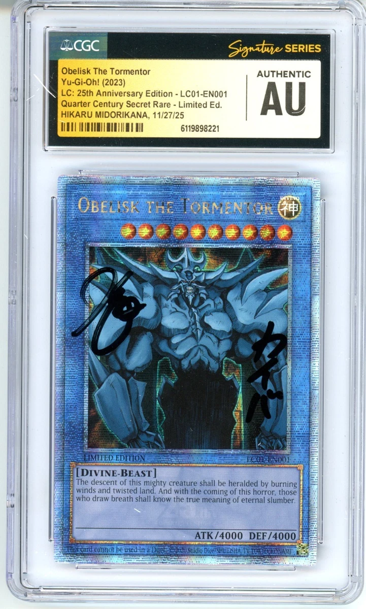 Obelisk The Tormentor Yu-Gi-Oh! TCG Individual Trading Card Games
