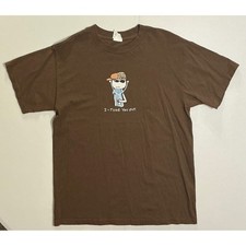 VTG Y2K I Tune You Out Cartoon Character Mens Sz M Cartoon Ipod Technology