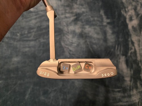 Xenon Long Neck Stainless Steel Putter, 35” w/Head Cover by Ken "Lumpy" Uselton