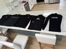 Lot Quiksilver Rip Curl Rashguard Mens XXL Rash Guard Surfing Surfboard