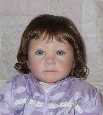 Bell HONEY Doll Wig SIZE 13/14 LIGHT BROWN Short Hair W/Curls Ends  Bangs NWT