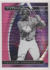 2021 Panini Chronicles Titan Pink Pulsar Prizm Taylor Trammell #20 uk2
