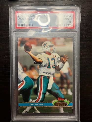 1991 Stadium Club Dan Marino #264 HoF PSA 9