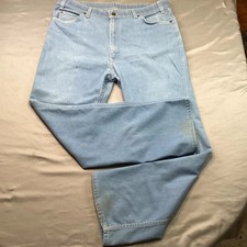 Vintage 90  s Levi  s Action Jeans Brown Tab Men  s 40x32 Light Wash Denim USA GUC