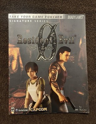Resident Evil Zero Official Strategy Guide Brady Game Cube Capcom No Poster