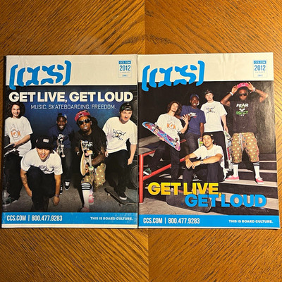 Vintage 2012 CCS Catalog Lot (2) Lil Wayne Odd Future Tyler The Creator