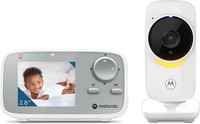 Video Baby Monitor 2.8 Screen Night Vision Camera 300m Range Audio Temp