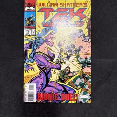 Marvel Comics William Shatner's Tek World #12 August 1993 Lee Sullivan Cover
