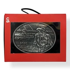 2020 Calgary Stampede belt buckles by Montana Silversmiths with Box.