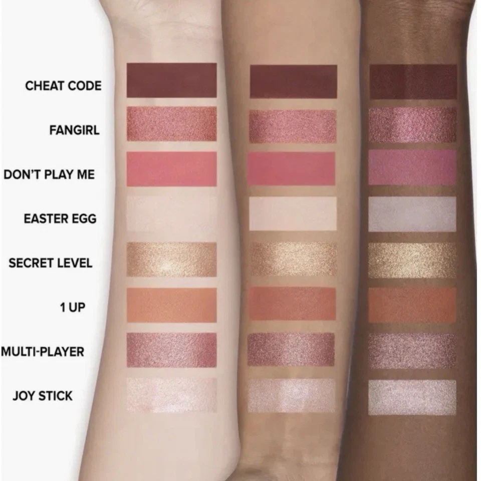 Too Faced Let’s Play Gamer Girl Pink Limited Edition Eyeshadow Palette, New - Image 4 of 4